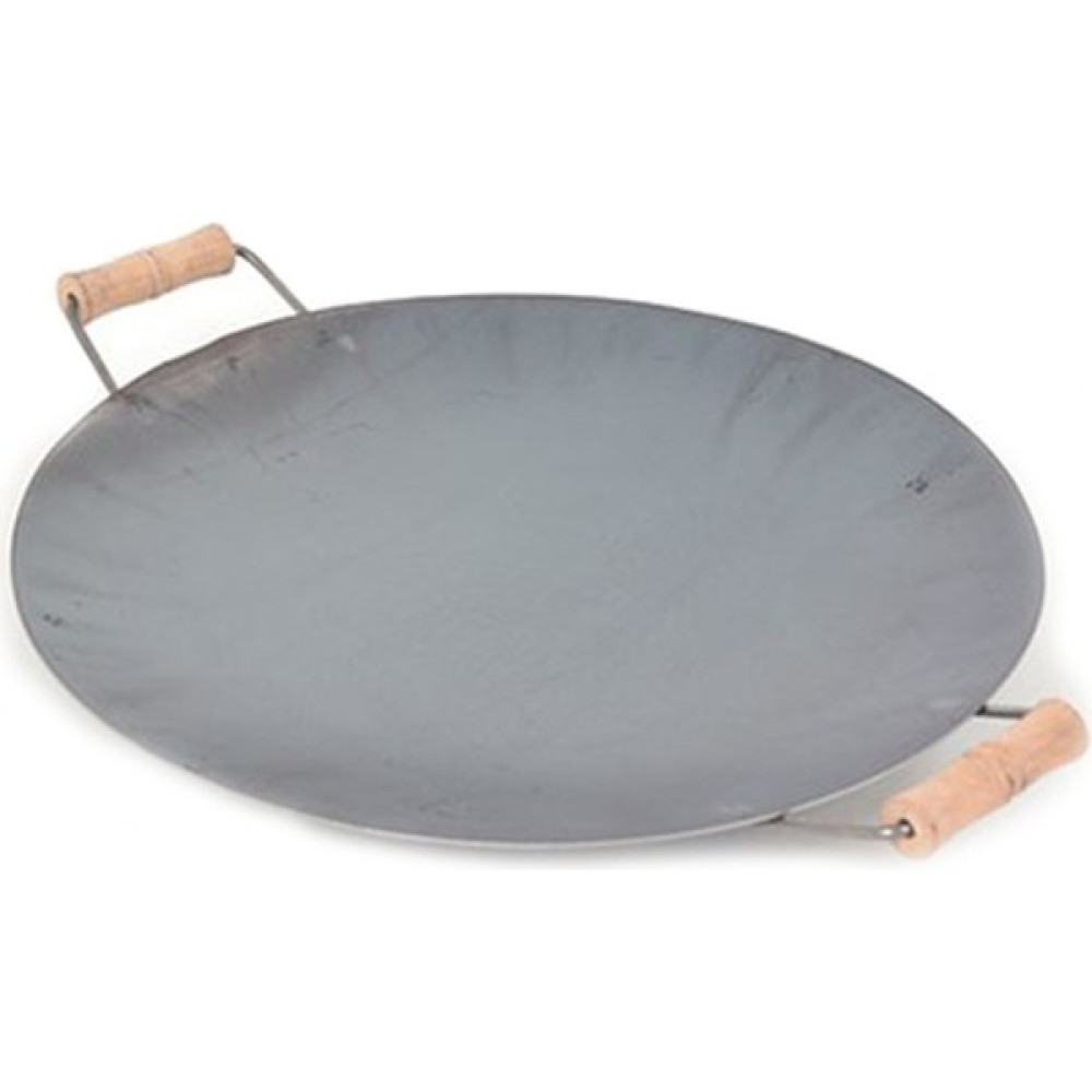 Ahşap Kulplu Kavurma Sacı Et Gözleme Kavurma Sacı 35 cm Çap Mangal & Barbekü Malzemeleri Fiyatı