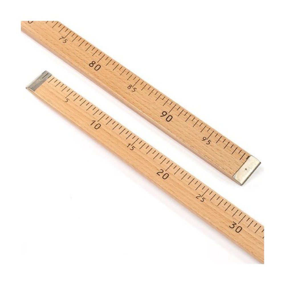 Ahşap Manifatura Cetveli Demirli 1 Metre (100 Cm) Dikiş Makinesi Aksesuarları Fiyatı