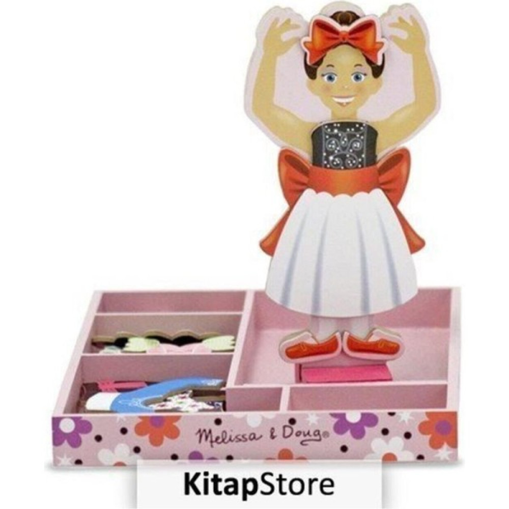 Ahşap Mıknatıslı Giydirme - Balerin Nina (3+ Yaş) / (md003554) Bebek Oyuncakları Fiyatı