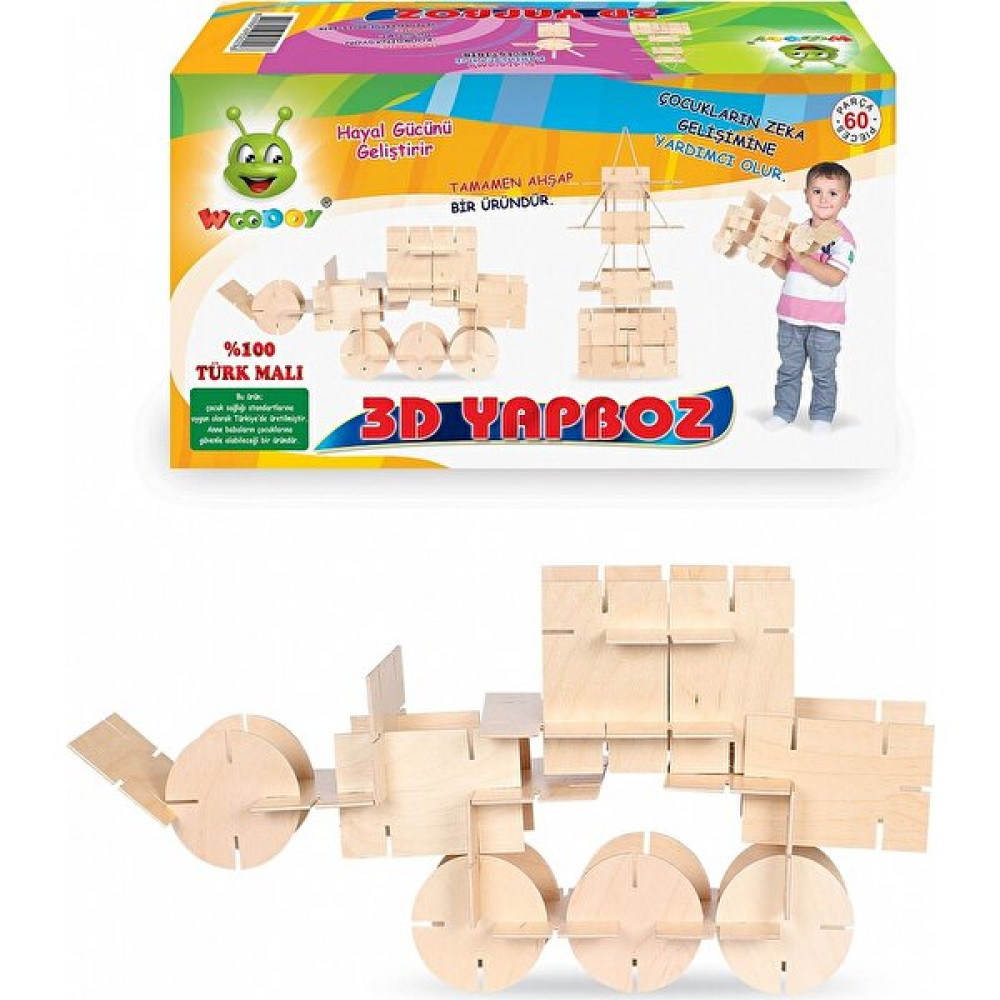 Ahşap Oyuncak - 3D Yapboz Bebek Oyuncakları Fiyatı