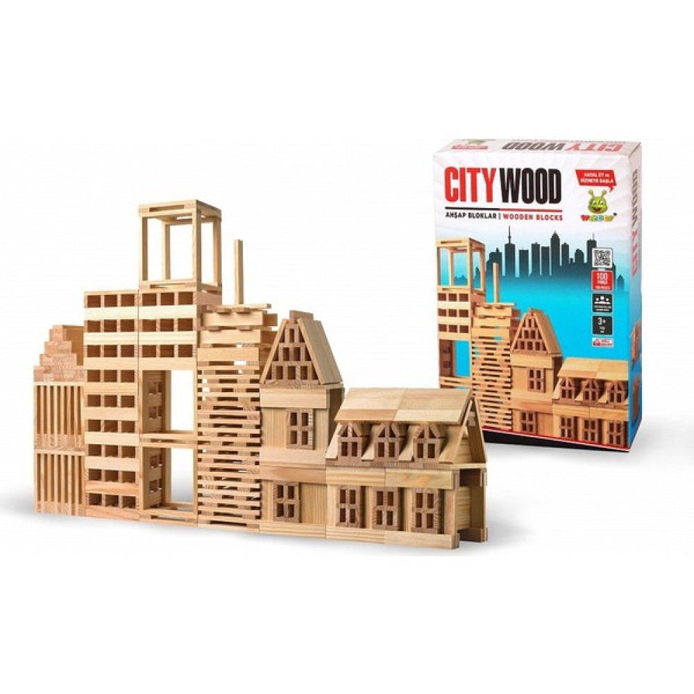 Ahşap Oyuncak - City Wood Legolar ( Yapım Oyuncakları ) Fiyatı