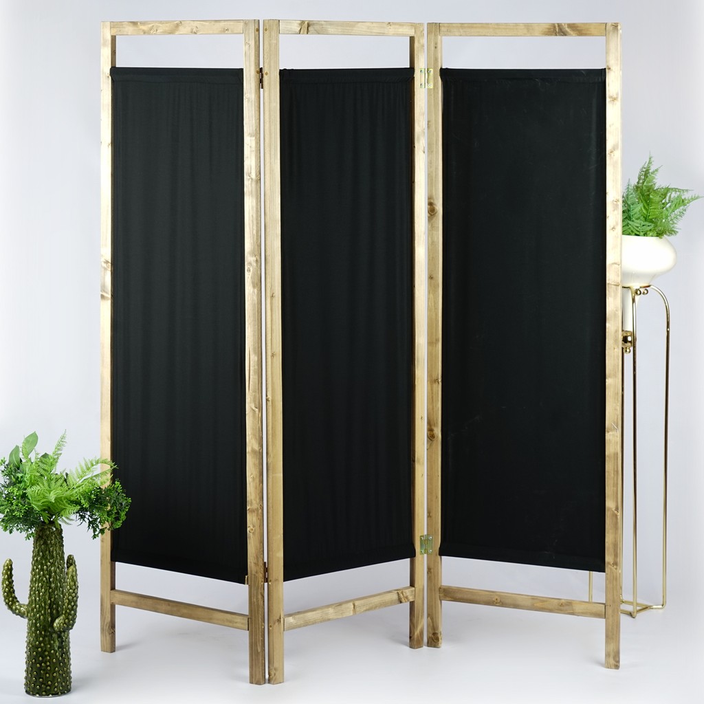Ahşap Paravan Panel Kumaş Seperatör Paravan Yıkanabilir Kumaşlı Paravan - 150X160 Diğer Fiyatı