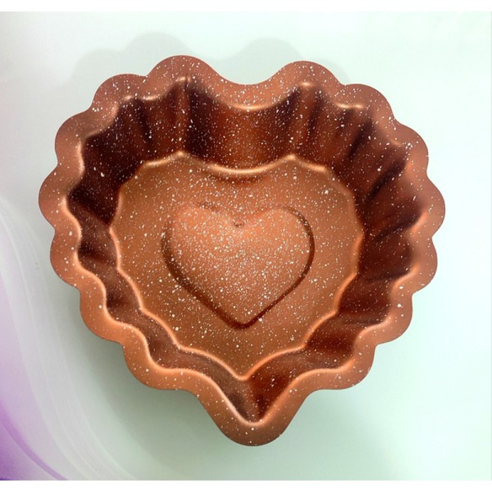 AhşapMadeni Granit Kek Kalıbı Kalpli Rose Gold Kek Kalıpları Fiyatı