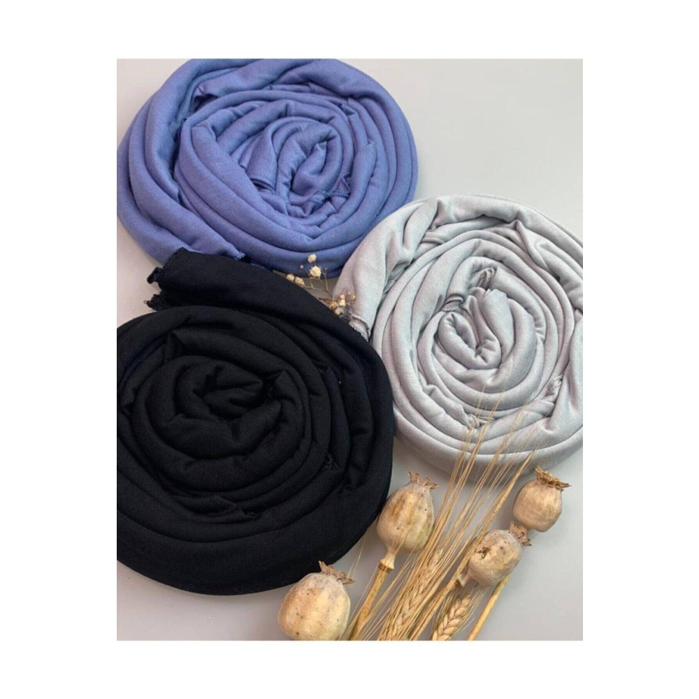 Ahsem Scarf Kadın Tesettür Penye Şal Seti 70 x 180 Beden Şal Fiyatı