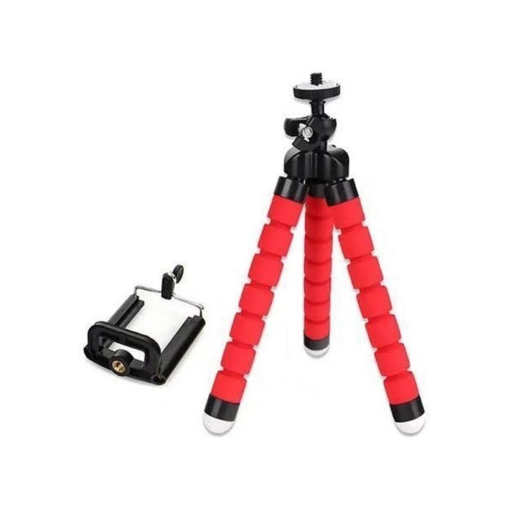 Ahtapot Tripod Kamera Cep Telefonu Tripod Stand Çubuk Mini Tripod - Kırmızı Tripodlar Fiyatı