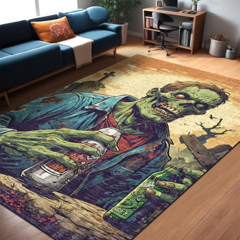 Aida Home Deceta Şönil Gamer Oyuncu Odası Halısı Gaming Gamer Rug Pamuk Tabanlı Özel Tasarım Yıkanabilen Kaymaz Taban - 80 x 150 cm - Renkli Salon Halısı Fiyatı