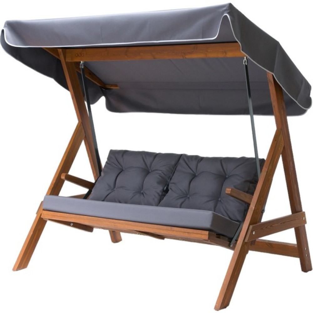 Aida Swings Paris 2000 Antrasit Salıncak, Balkon salıncağı, 3 kişilik salıncak, ahşap salıncak, ahşap bahçe salıncağı, teras salıncağı, balkon salıncağı, rattan salıncak, veranda salıncağı, ahşap salıncak modelleri, salıncaklar, Oto Boyaları Fiyatı