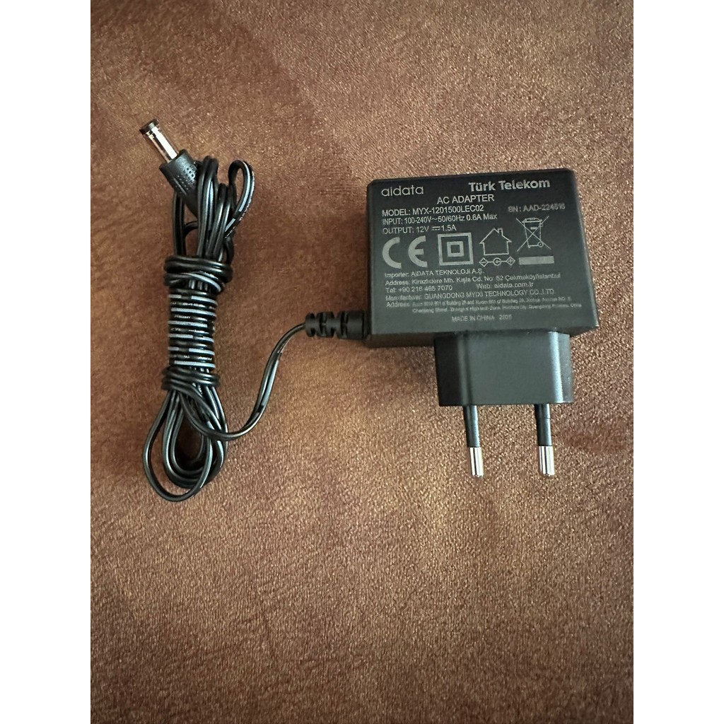 Aidata Aıdata MYX-1201500LEC02 12V 1.5A Adaptör Diğer Fiyatı