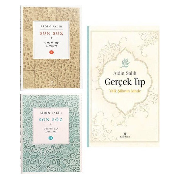 Aidin Salih 3 Kitap Seti - Gerçek Tıp Son Söz ve Gerçek Tıp Dersleri Diğer Fiyatı