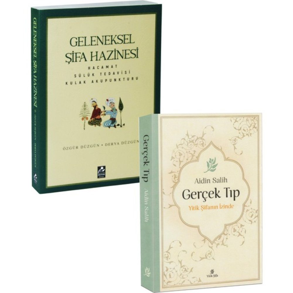 Aidin Salih Gerçek Tıp & Geleneksel Şifa Hazinesi Özgür Düzgün (2 Kitap Set Tıp Kitapları Fiyatı