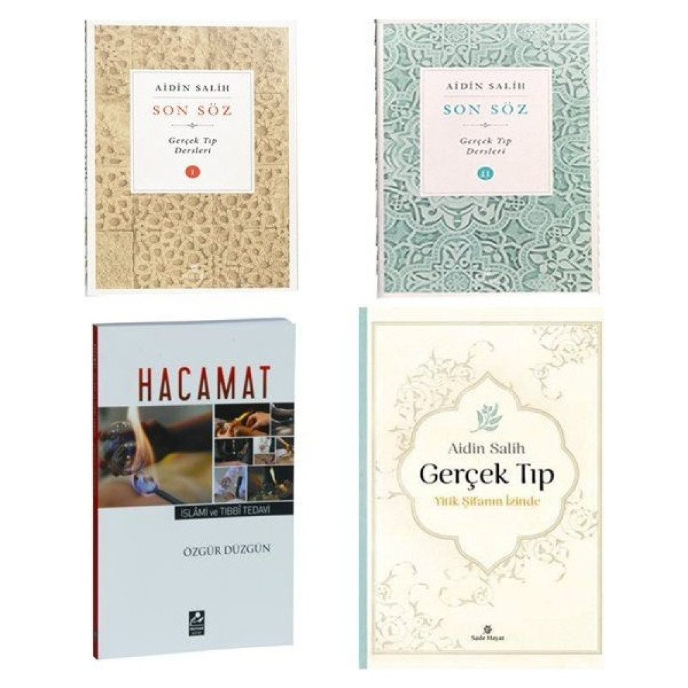 Aidin Salih Gerçek Tıp Son Söz Kitapları ve Hacaamat 4 Kitap Set Tıp Kitapları Fiyatı