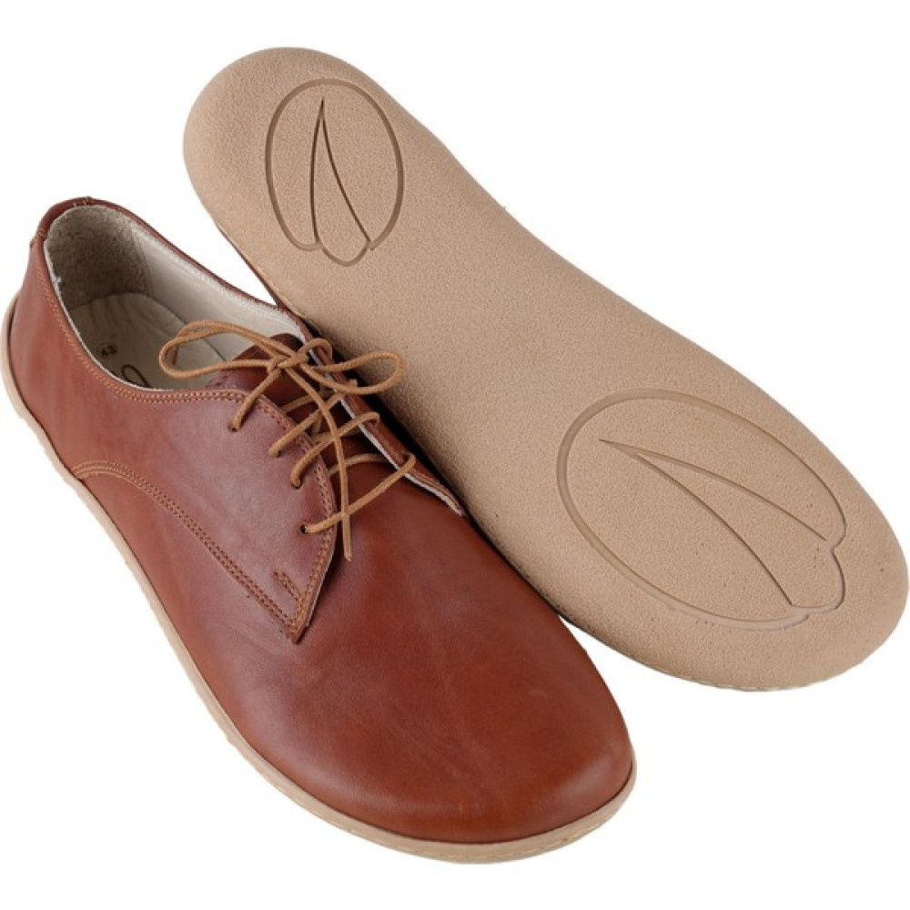 Aintap Bayan Kahverengi Oxford Stil Barefoot Ayakkabı, Taraklı Ayakkabı, 100% El Yapımı ve Napa Deri Kadın Günlük Ayakkabıları Fiyatı