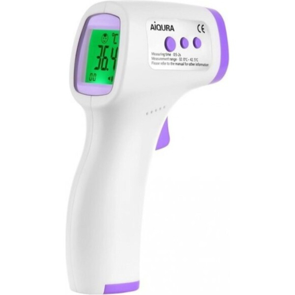 Aiqura AD-801 Temassız Ateş Ölçer - Beyaz Ateş Ölçer Fiyatı