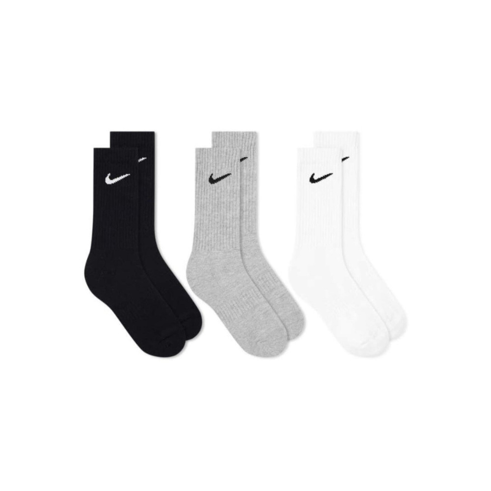 Air 3 Çift Unisex Beyaz Gri Siyah Antrenman Spor Tenis Futbol Basketbol Koşu Çorap Seti 38-41 Beden Çorap (Outdoor) Fiyatı