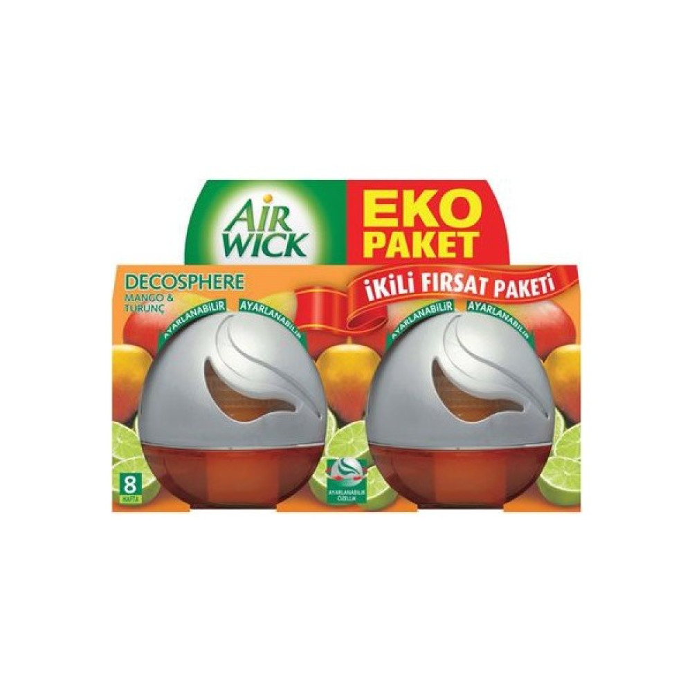 Air Wick Decosphere Mango (Kavun) Kokusu 2'li Oda Kokusu Fiyatı