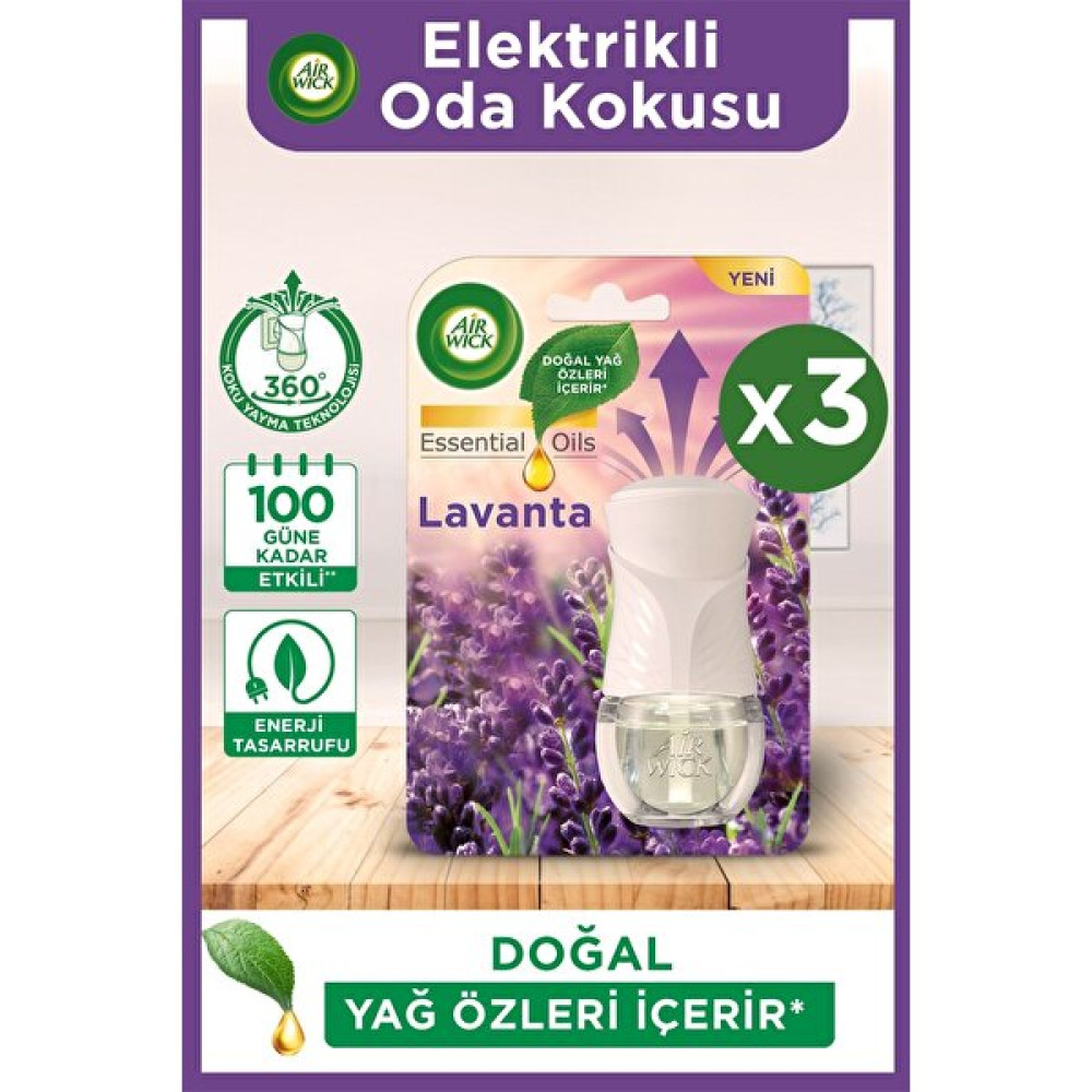Air Wick Elektrikli Oda Kokusu Cihaz Lavanta x 3 Oda Kokusu Fiyatı