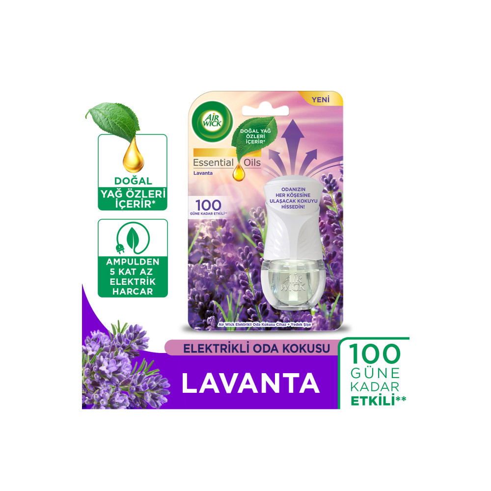 Air Wick Elektrikli Oda Kokusu Kit Lavanta (1 CİHAZ 1 KOKU) Deterjan ve Temizlik Ürünleri Fiyatı