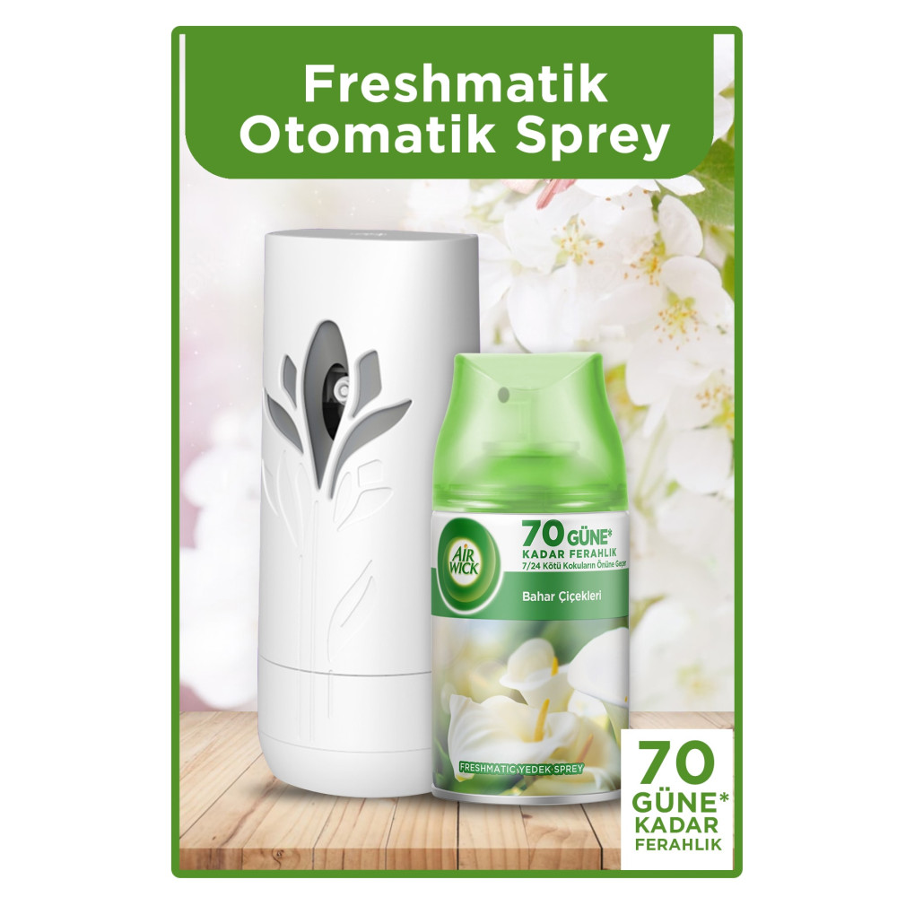 Air Wick Oda Kokusu Freshmatic Makine + Yedek 250 Ml Bahar Çiçekleri Deterjan ve Temizlik Ürünleri Fiyatı