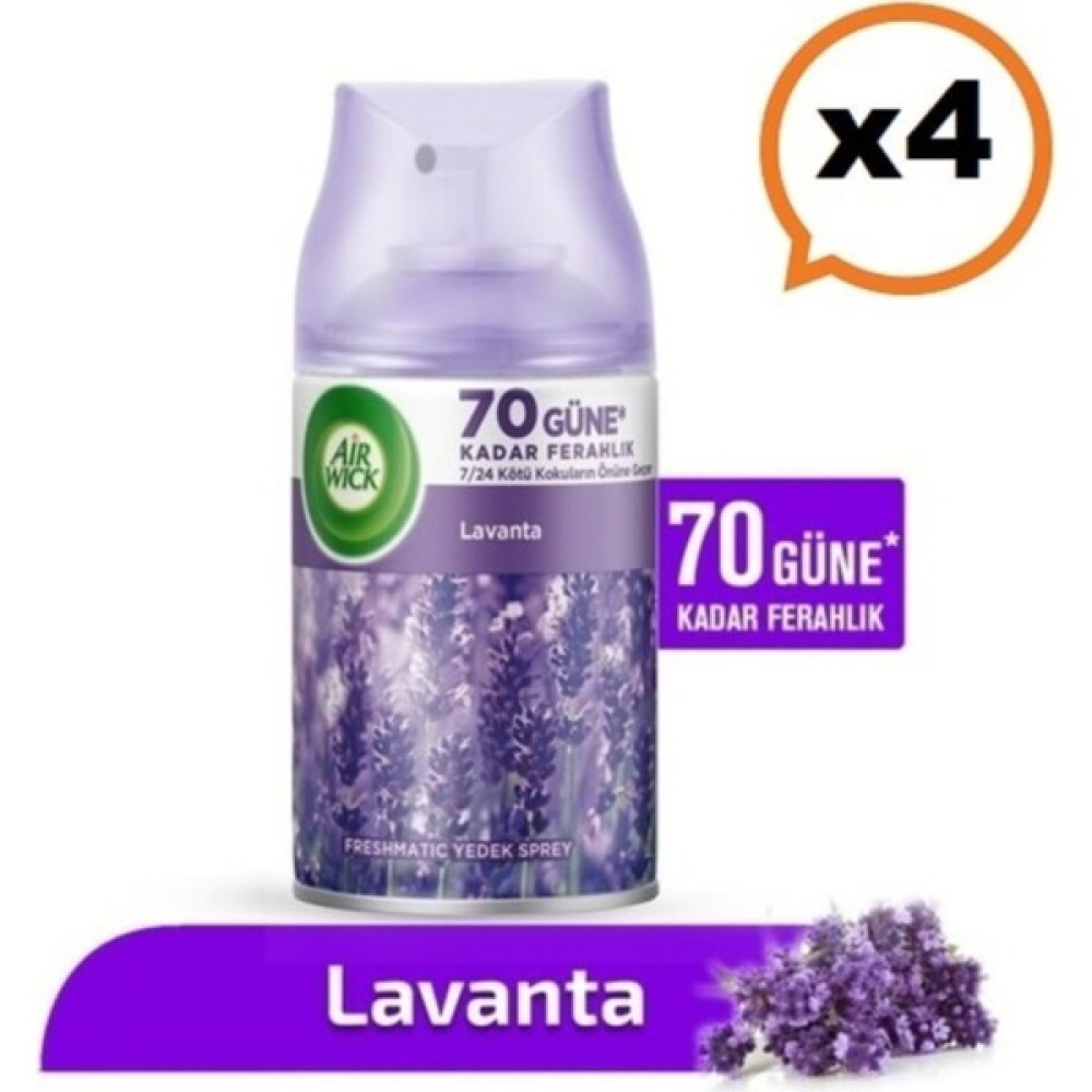 Air Wick Oda Kokusu Makine Yedek Sprey Lavanta 250 ml X4 Adet Oda Kokusu Fiyatı