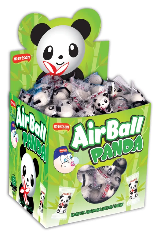Airball Panda Şekerli Top Sakız 200'lü Paket Şekerleme Sakız Fiyatı