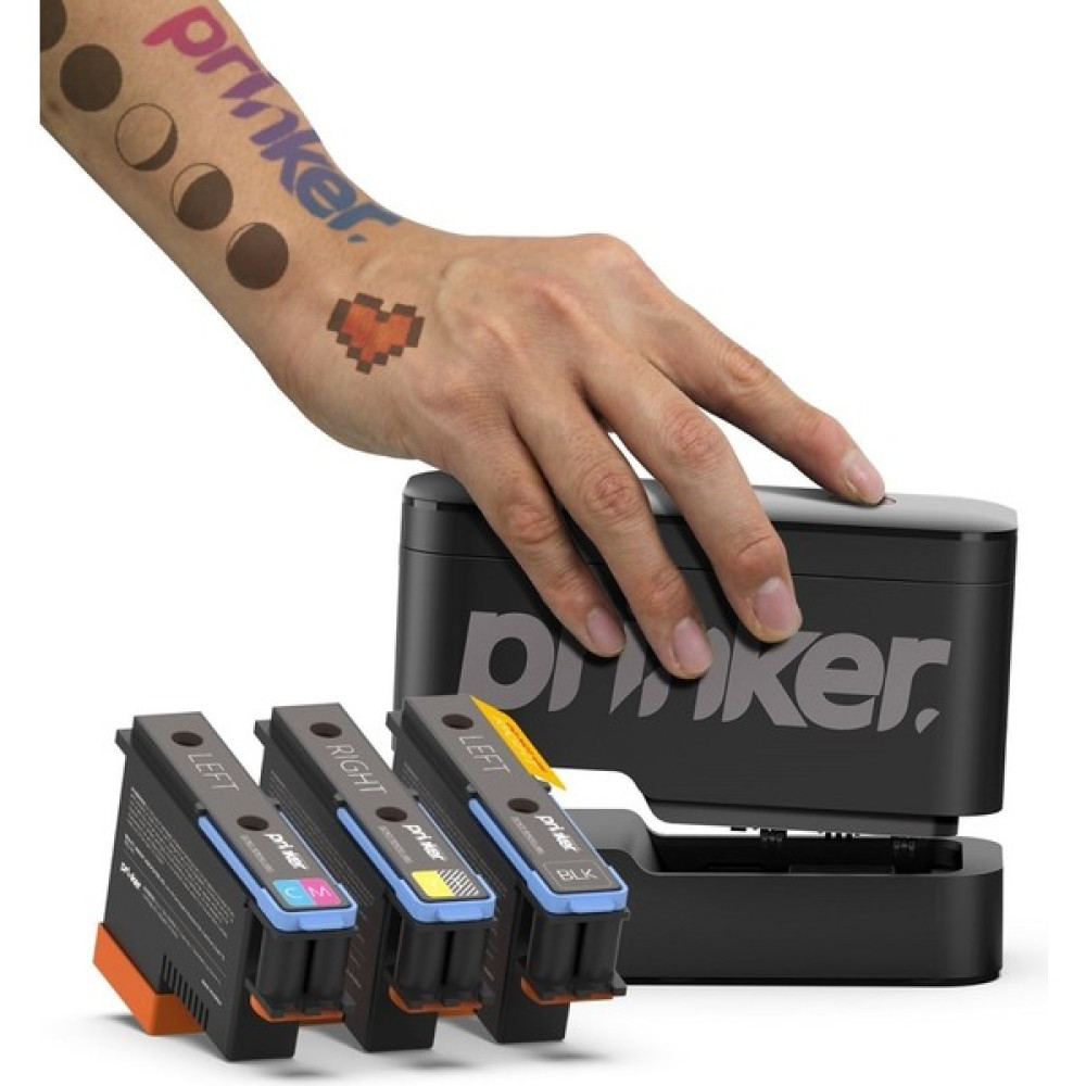 Airbrush Tattoo Prinker S Color + Black Full Set 3D Tattoo Printer Geçici Dövme Yazıcısı - Siyah Yazıcılar Fiyatı