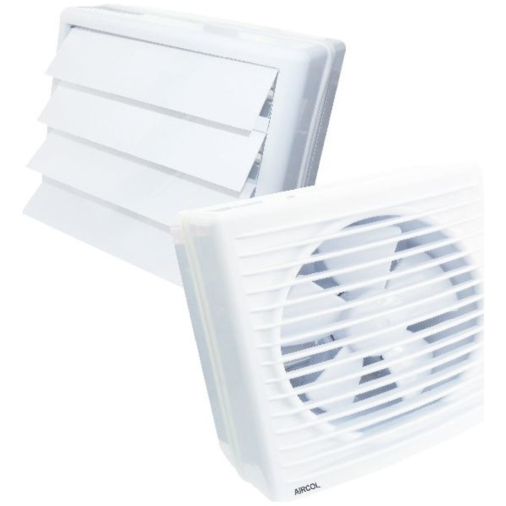 Aircool 150C Op Cam Ve Duvar Tipi Aspiratör Otomatik Panjurlu Aspiratörler Fiyatı