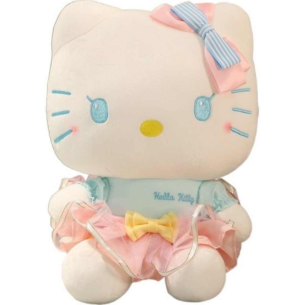 Airenk Hellokitty Kedi Peluş Oyuncak Yaratıcı Hello Kitty Bebek Çocuk Bayramı Bebek Kız Doğum Günü Hediyesi (Yurt Dışından) - Beyaz - Gümüş Peluş Oyuncaklar Fiyatı