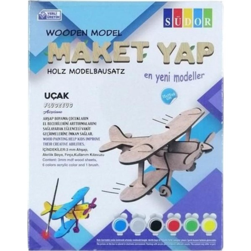 Airfix Südor Ahşap Maket Uçak Boyama Seti 15X15X6CM N:md2-01 Maket Fiyatı