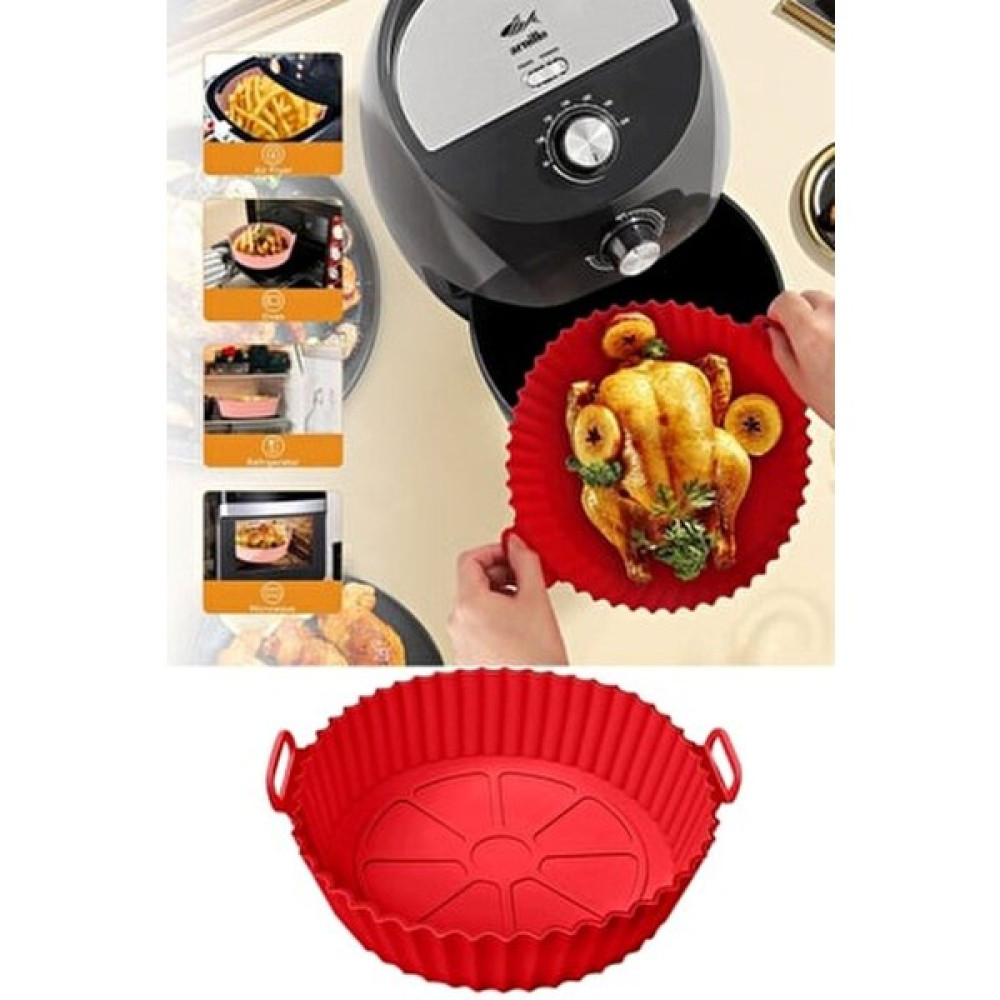 Airfryer Silikon Pişirme Kabı Hava Fritözü Kalıbı Airfrey Airfray Airfrayer Pişirme Kağıdı Silikonu - 1 Adet Kek Kalıpları Fiyatı