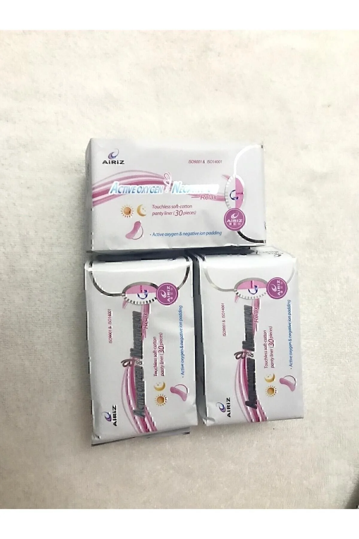 Airiz Tiens Hijyenik Kadın Pedi 3 Lu Paket Günlük 30 Lu" Hijyenik Pedler ve Tamponlar Fiyatı