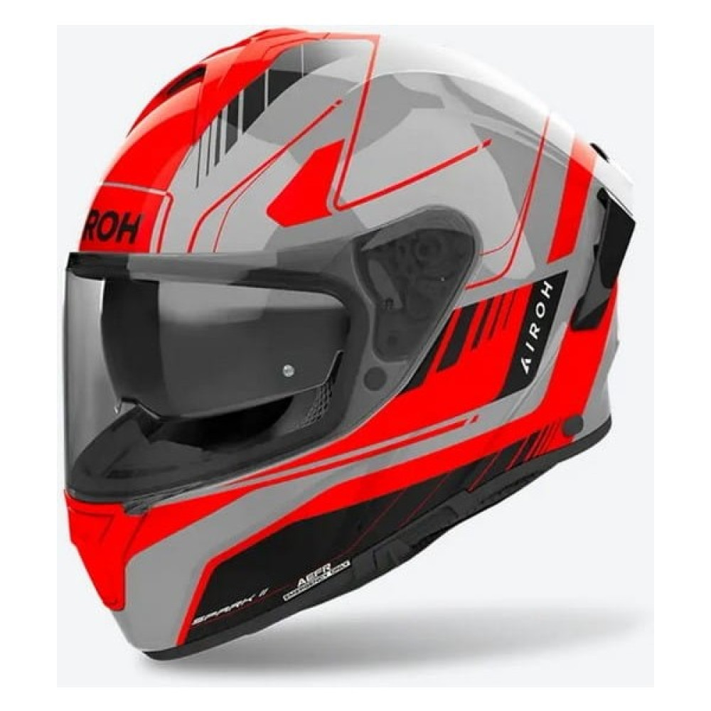 Aıroh Spark 2 Chrono Orange Gloss Kask - M - Turuncu Motorsiklet Kaskları Fiyatı