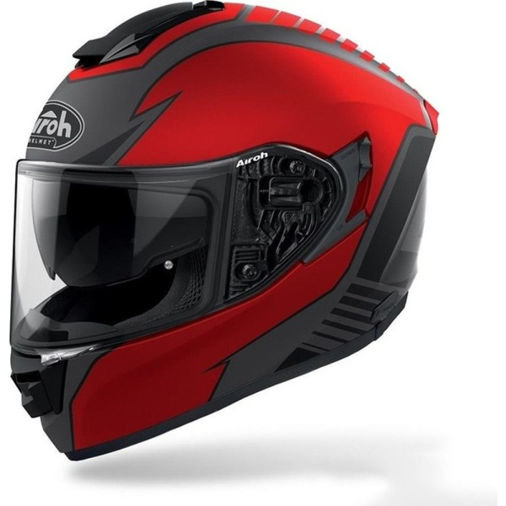 Aıroh ST.501 Type Red Matt Kask - Kırmızı - L Motorsiklet Kaskları Fiyatı