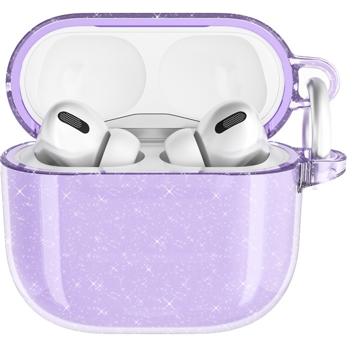 Airpods Uyumlu 4 Zore Allstar Airbag 32 Parlayan Simli Saydam Renkli Kılıf-Mor - Mor Diğer Fiyatı