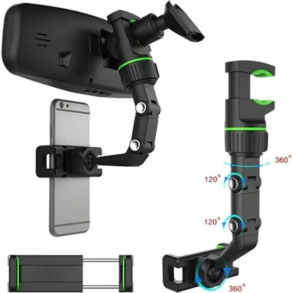 Airstorr Dikiz Aynası Telefon Tutucu Masaüstü, Koltuk Arkası Telefon Tutacağı Car Holder - Yeşil Cep Telefonu Tutucu Fiyatı