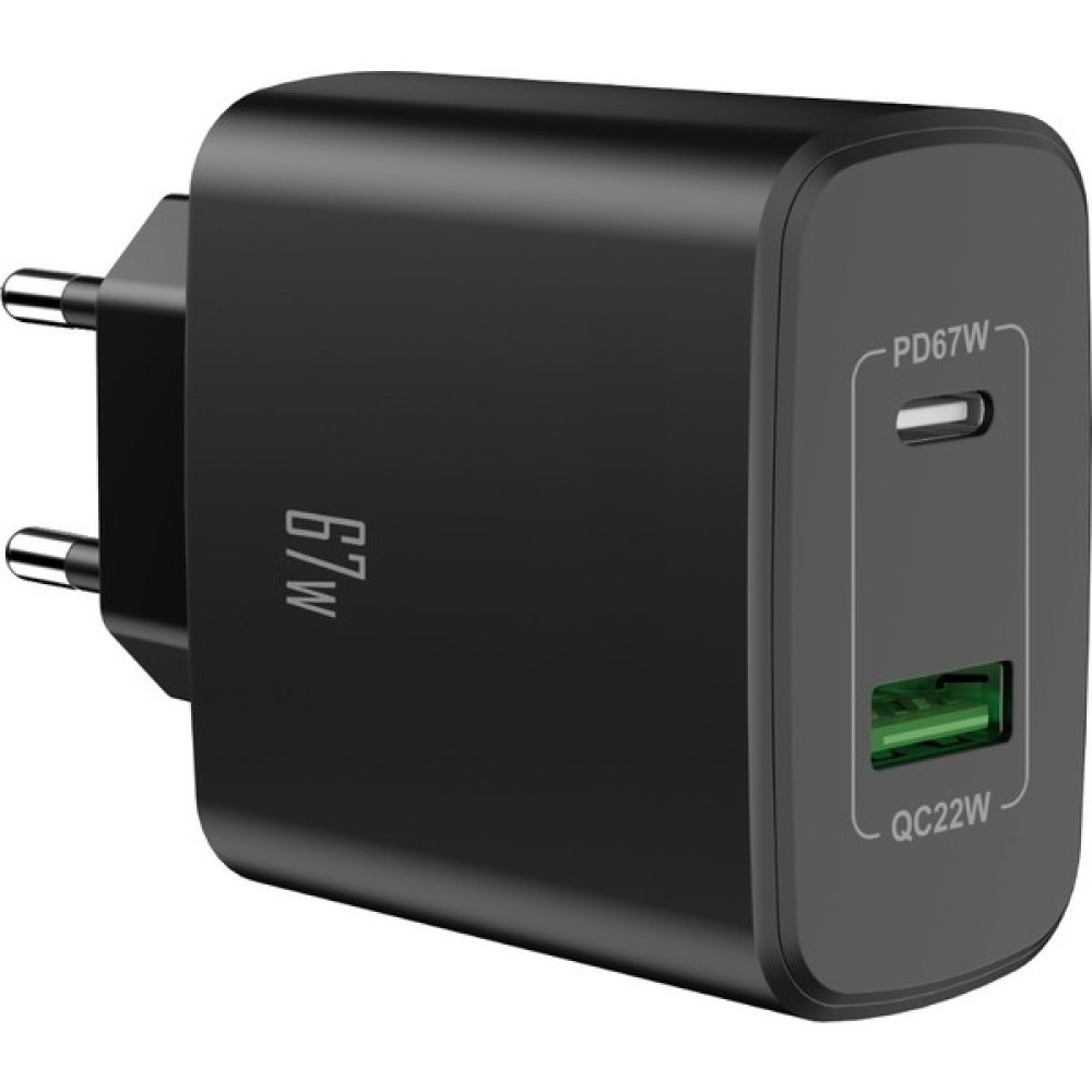 Airstorr Ultra Turbo Pd Usb-C + Usb-A 67W Süper Hızlı Şarj Adaptörü - Siyah Cep Telefonu Şarj Cihazı Fiyatı
