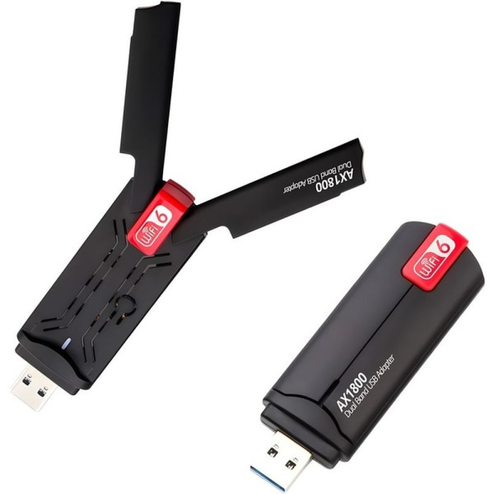 Airstorr Usb3.0 Wifi 6 AX1800MBPS Çift Bant 5ghz/2.4ghz Kablosuz Adaptörü Mu-Mımo Windows 11/10/7 Wireless Adaptör Fiyatı
