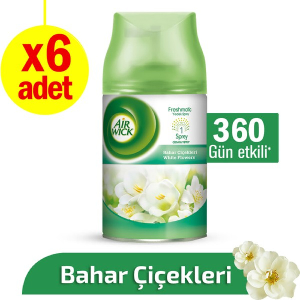 Airwick Freshmatic Yedek Bahar Çiçekleri 6Li Oda Kokusu Fiyatı