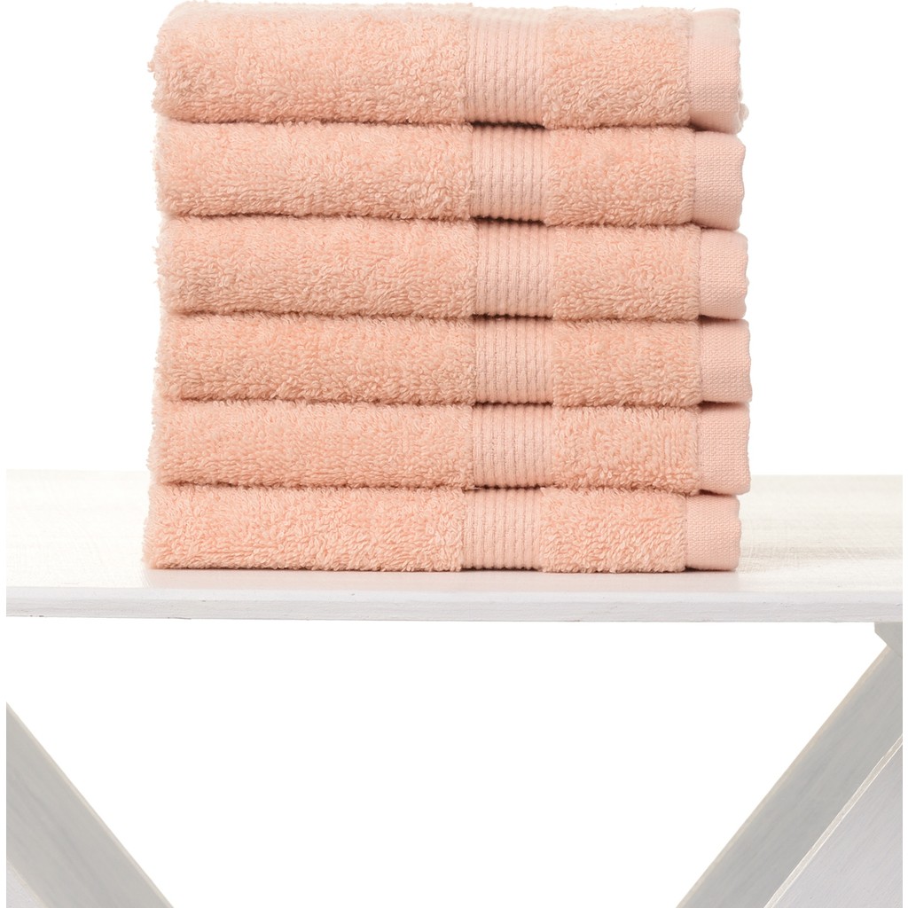 Airycot 30 x 30 cm 6'lı Set El Havlusu - Yavruağzı El / Yüz Havlusu Fiyatı