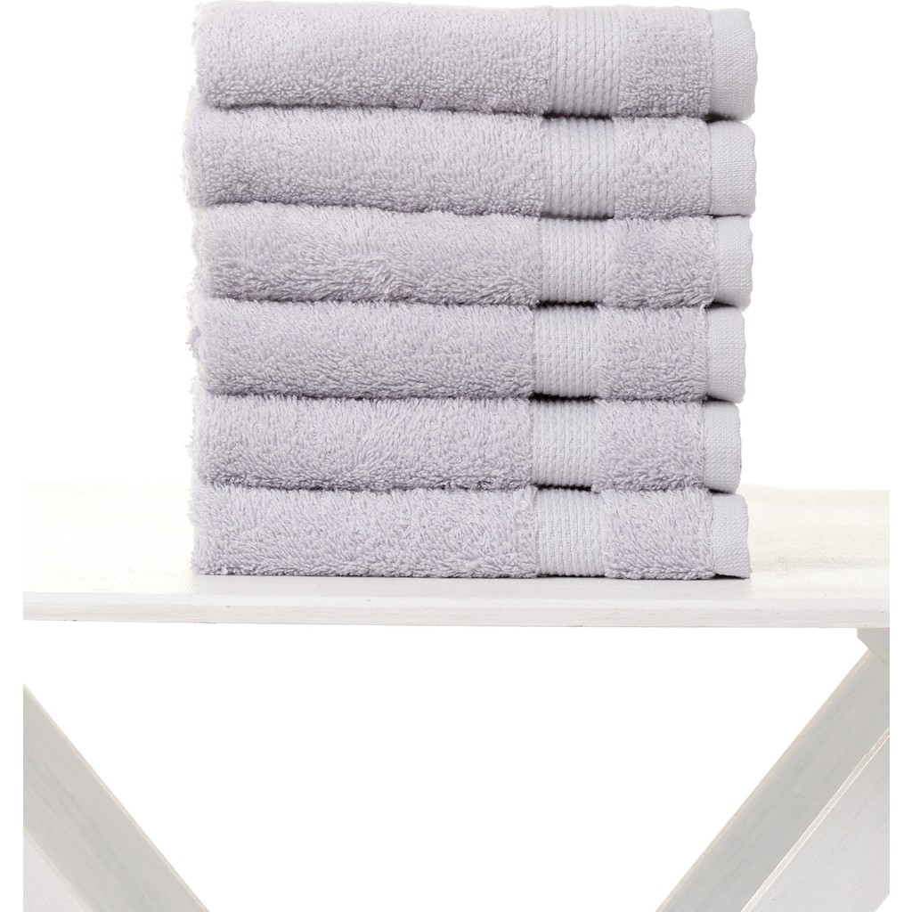 Airycot 30X30 6'lı Set El Havlusu - Gri - 30 x 30 cm El / Yüz Havlusu Fiyatı