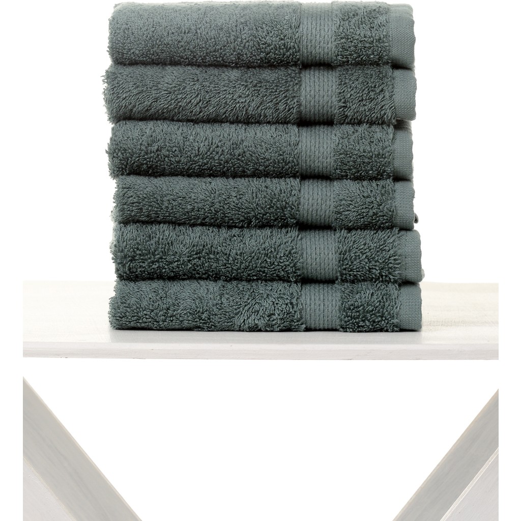 Airycot 30X30 6'lı Set El Havlusu - Koyu Yeşil - 30 x 30 cm El / Yüz Havlusu Fiyatı