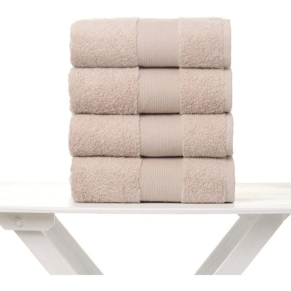 Airycot 50X90 4'lü Set Yüz Havlusu - 50 x 90 cm - Bej El / Yüz Havlusu Fiyatı