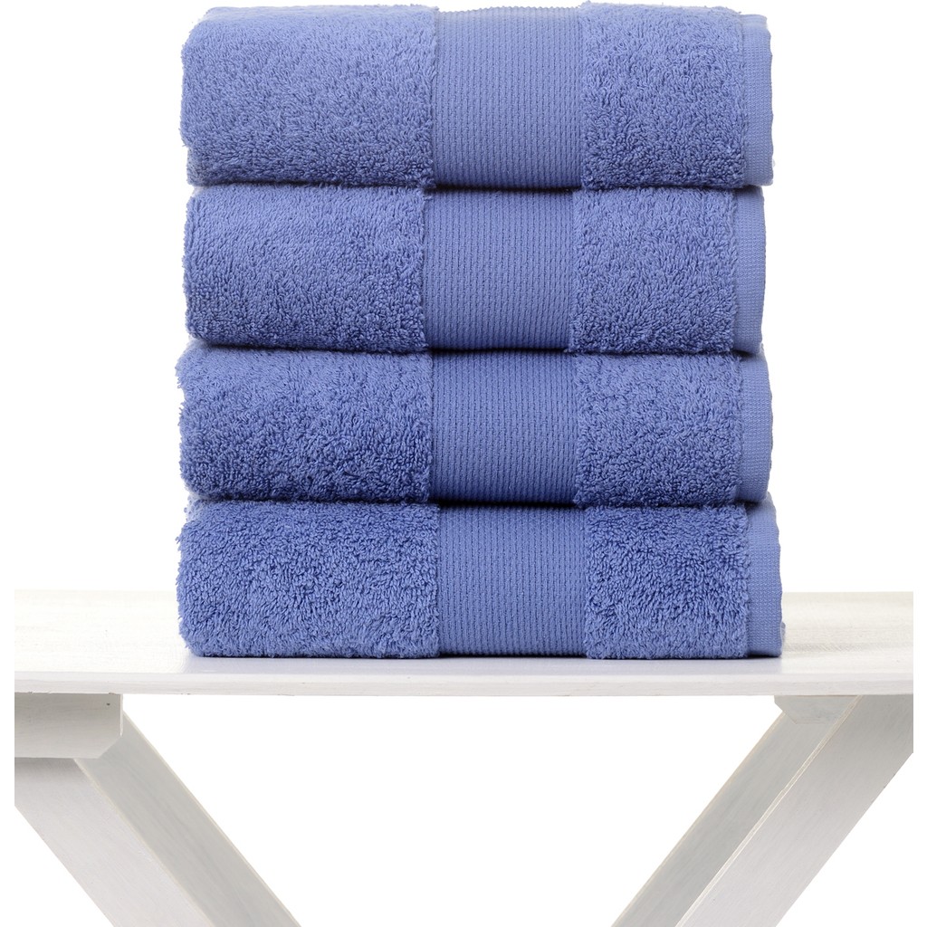 Airycot 50X90 4'lü Set Yüz Havlusu - 50 x 90 cm - Mavi El / Yüz Havlusu Fiyatı