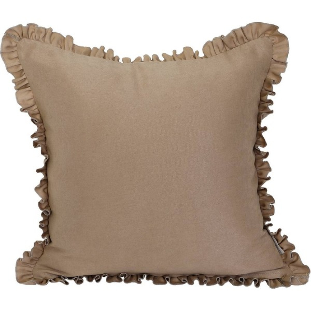 Aisha's Design Kenarları Fırfırlı Düz Kumaş Kırlent Kılıfı,Vızon,K-107 - 45 x 45 cm - Vizon Kırlent / Mobilya Yastığı Fiyatı