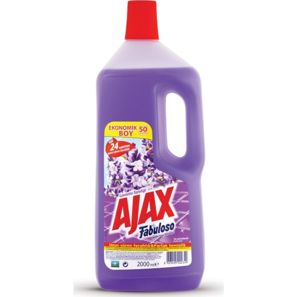 Ajax Fabuloso Yüzey Temizleyici Lavanta 2000 ml Parlatıcı ve Temizleyiciler Fiyatı