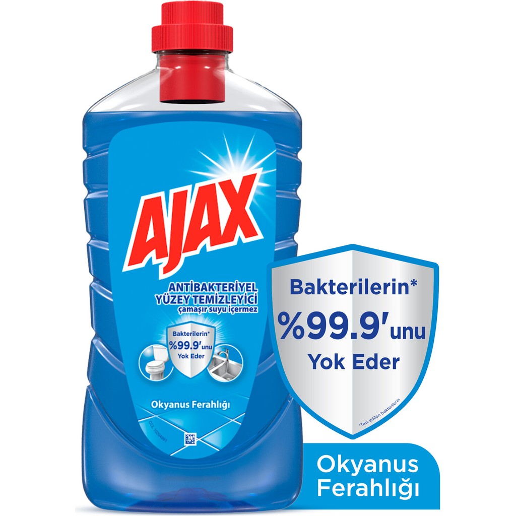 Ajax Yüzey Temizleyici Okyanus Ferahlığı 1 lt Deterjan ve Temizlik Ürünleri Fiyatı