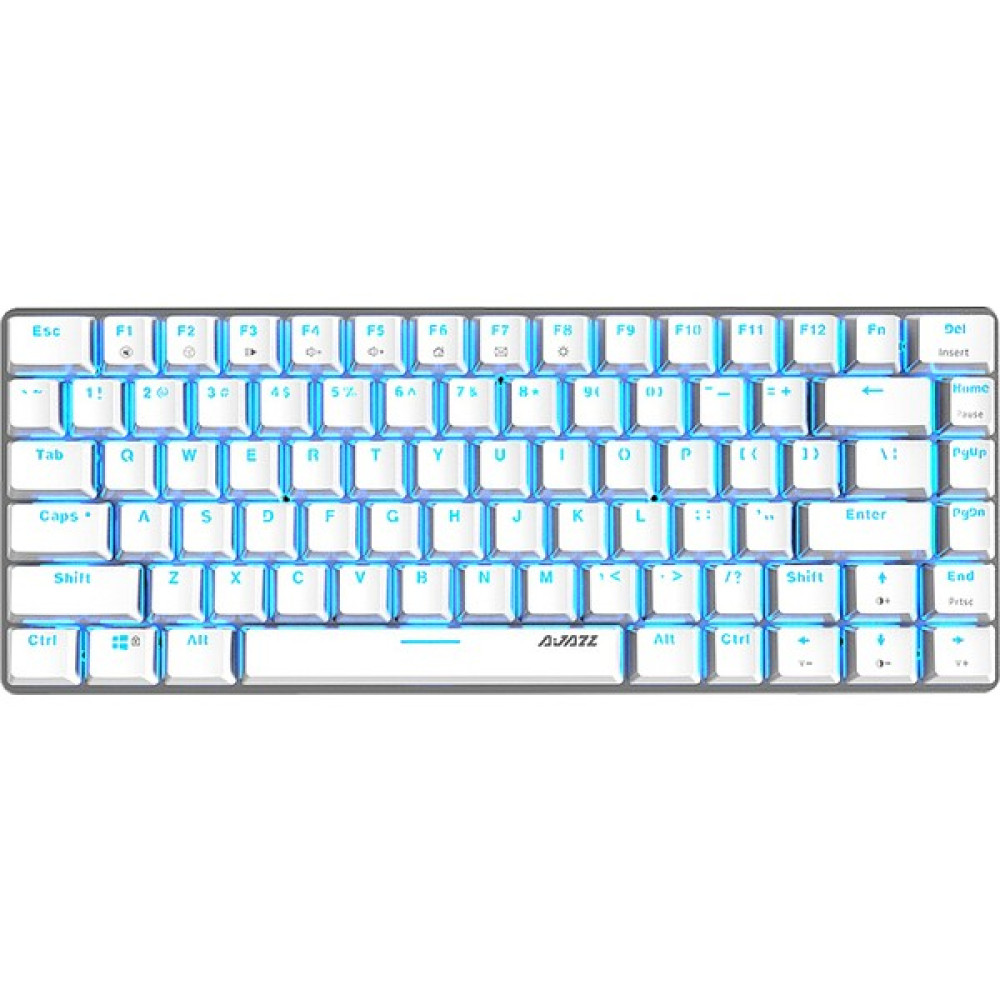Ajazz AK33 82 Anahtarlı USB Kablolu Mekanik Klavye (Yurt Dışından) - Beyaz Oyuncu Klavyesi Fiyatı