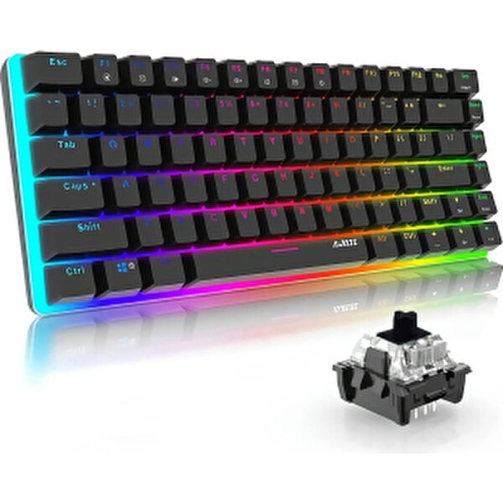 Ajazz AK33 Siyah Mekanik Türkçe Klavye Gaming Rgb Siyah Switch Aydınlatmalı Edition Mekanik Klavye Oyuncu Klavyesi Fiyatı