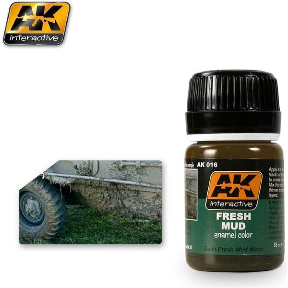 Ak Interactive 016 35 Ml. Taze Çamur Efekti, Enamel Maket Boyası - 857 Maket Fiyatı