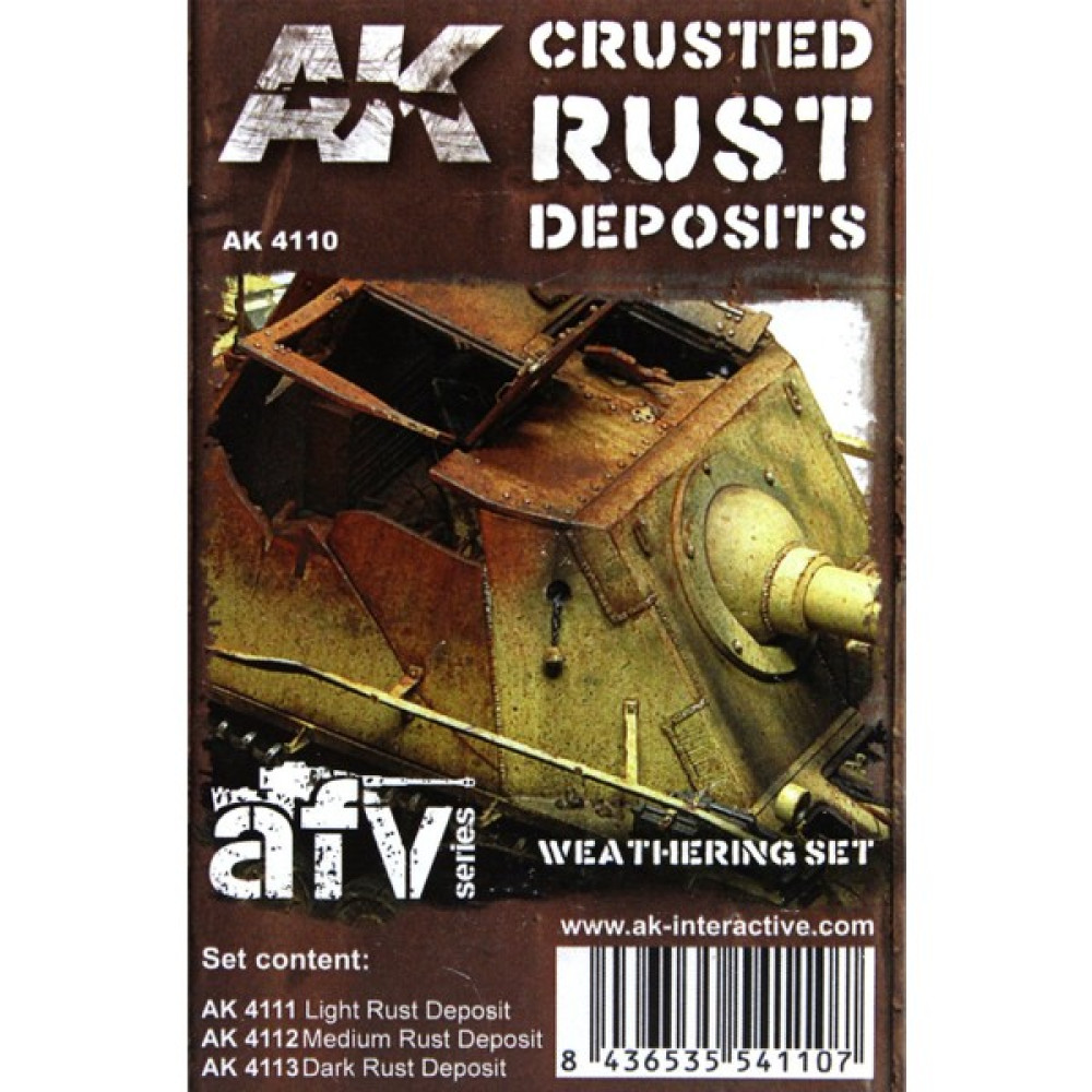 Ak Interactive 4110 3X35 Ml. Pas Öbekleri Efekti, Enamel Maket Boyası Seti - 250 Oto Boyaları Fiyatı