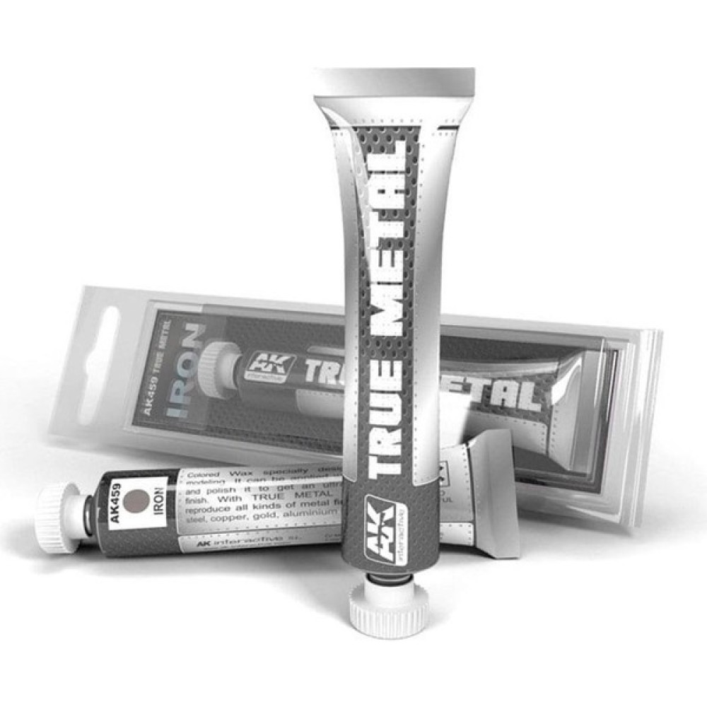 Ak Interactive 459 20 Ml. Iron, True Metal Serisi Model Boyası Oto Boyaları Fiyatı